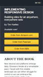 Mobile Screenshot of implementingresponsivedesign.com