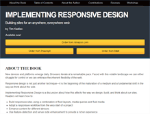 Tablet Screenshot of implementingresponsivedesign.com